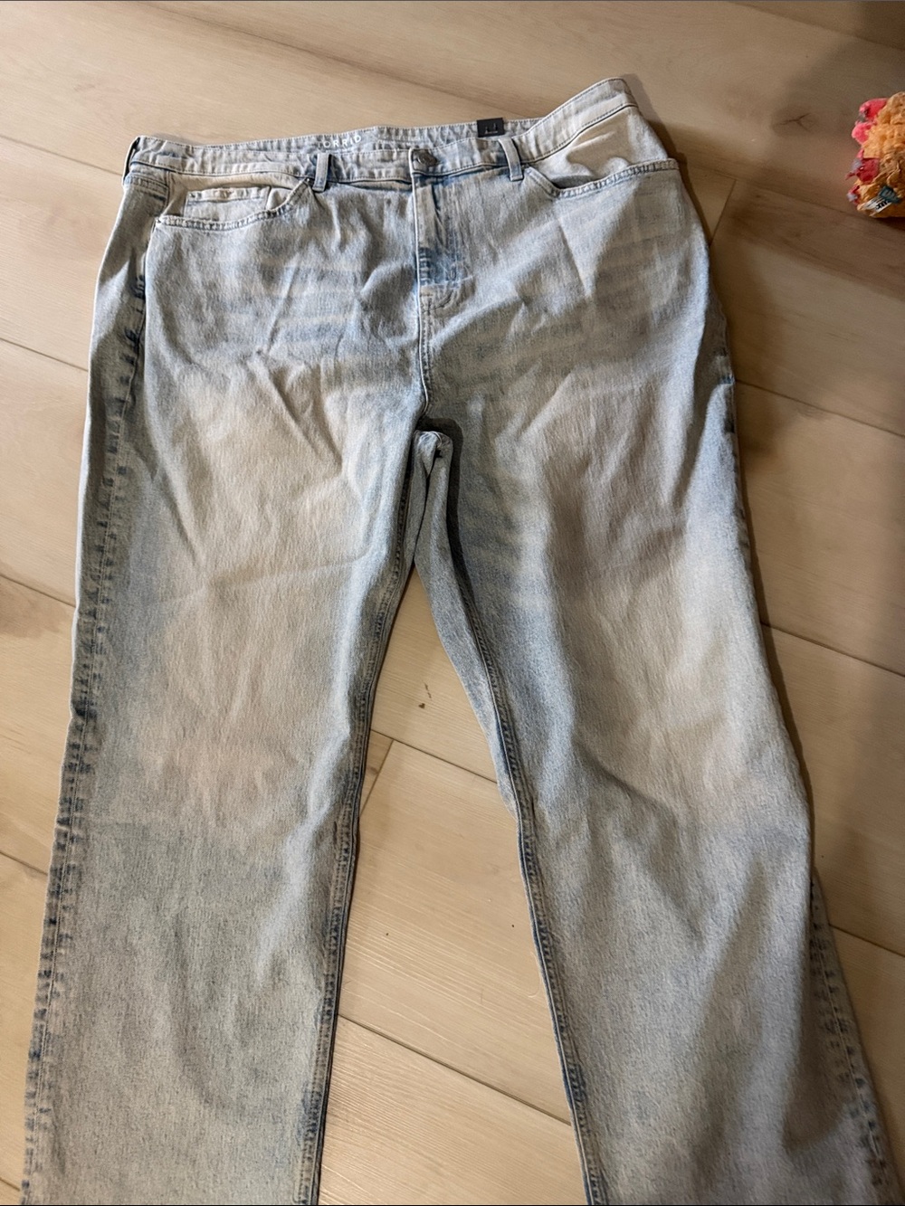 torrid Faded Light Blue Relaxed Straight Jeans